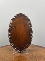 18th Century Oval Mahogany Tray