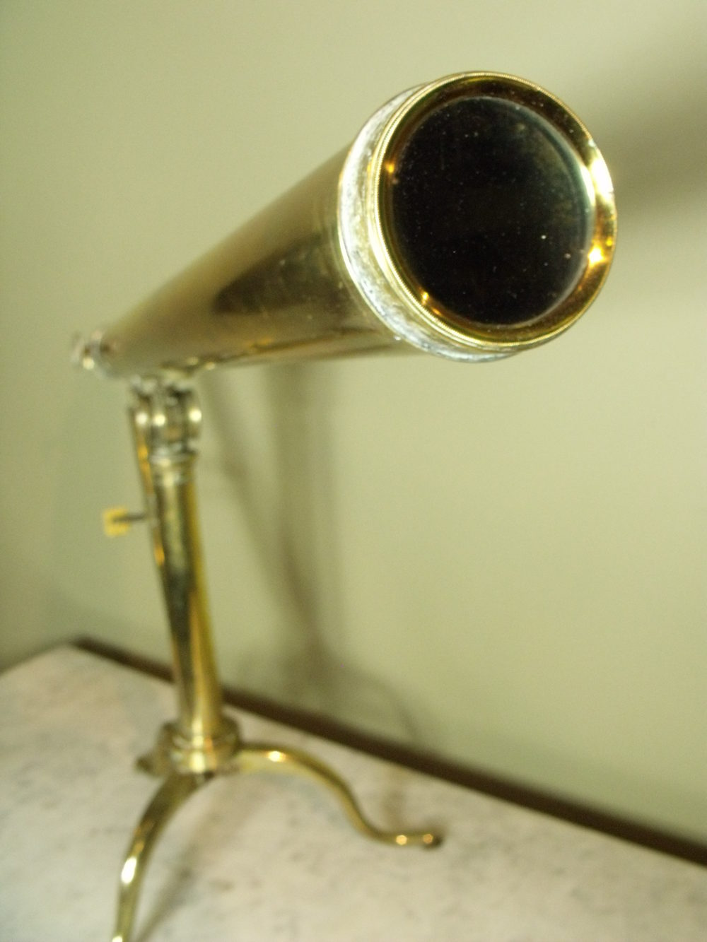 Antiques Atlas 19th C Brass Telescope