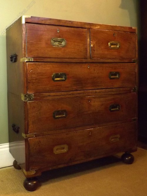 19th C Military/Campaign Chest Antiques Atlas