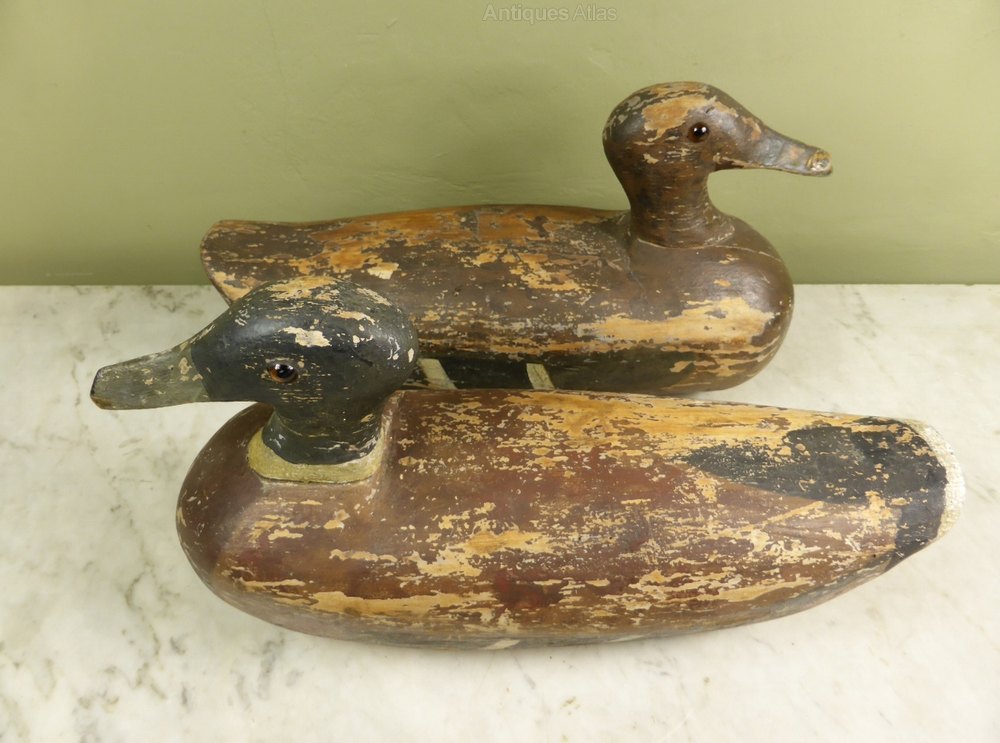 Antiques Atlas Pair Of 19th C Decoy Ducks