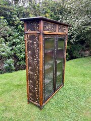 Glazed Bamboo Bookcase 
