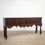 18th Century Oak Two Drawer Dresser Base