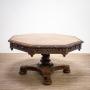 19th Century Elizabethan Revival Oak Library Table