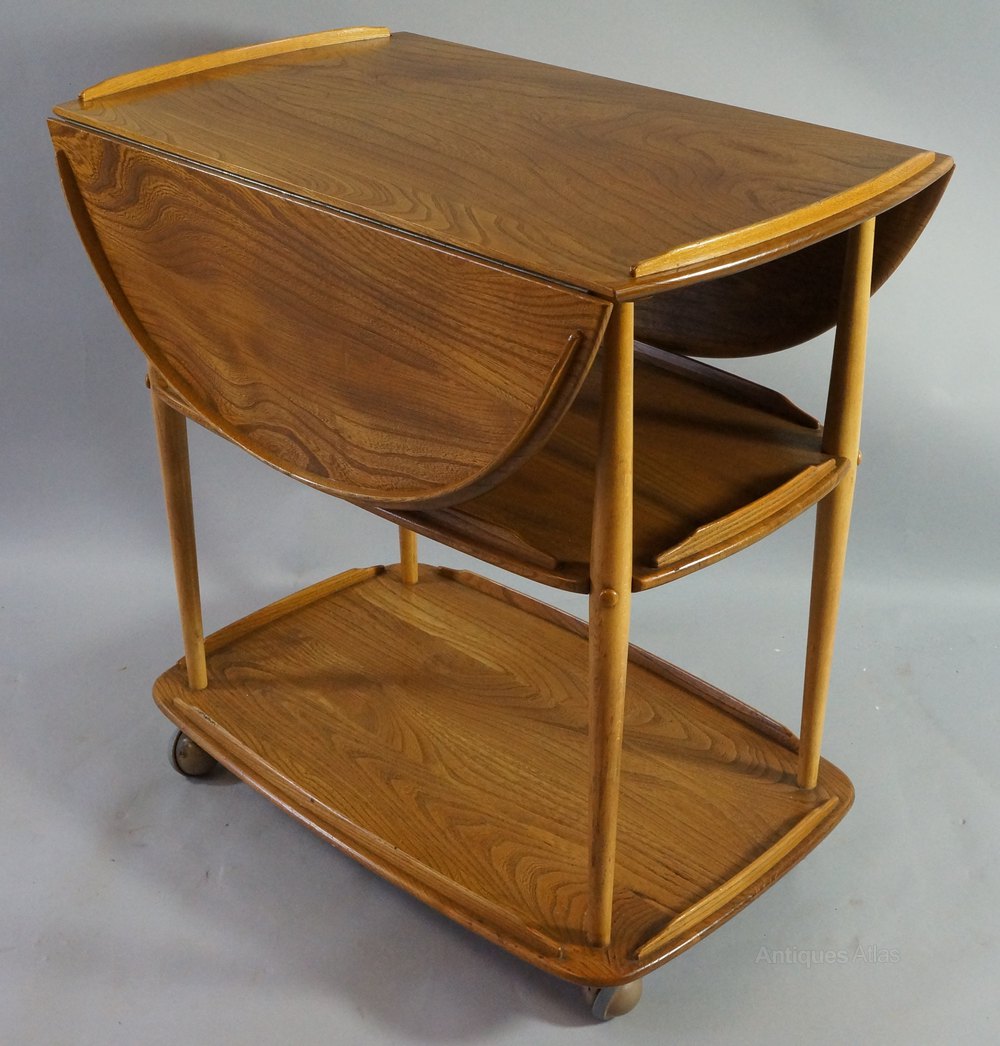Antiques Atlas An Elm 1960's Ercol Trolley With Three Tiers