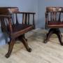 Pair of Kenric Efferson Arts & Crafts Office Chair