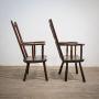 19th century chairs  antique oak seating