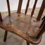 distressed oak chairs