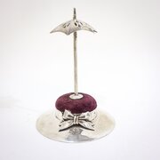 Rare S. Blanckensee & Son Silver Hatpin Stand