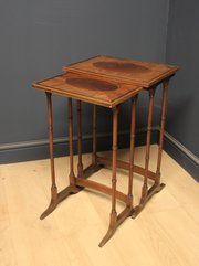 Edwardian Mahogany Nest Of Tables