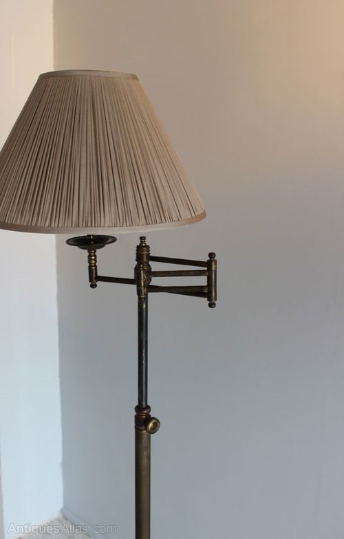 Antiques Atlas Adjustable Height Swing Arm Floor Lamp