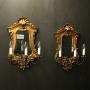 Florentine Pair Of Giltwood Antique Girandoles
