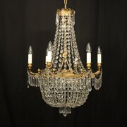 French 19th Century Tent & Waterfall Chandelier
