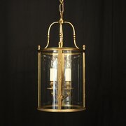 French Gilded Bronze 4 Light Hall Lantern