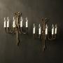 French Pair Of Ribbon Antique Wall Lights