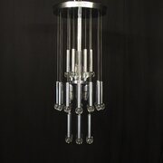 Italian Gaetano Sciolari 8 Light Chandelier