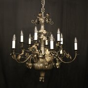 Italian Genoa 12 Light Antique Chandelier