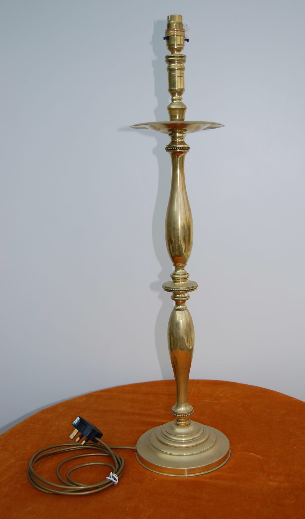 Antiques Atlas Large Vintage Brass Table Lamp