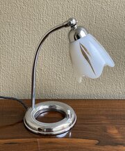 Art Deco Chrome Desk Table Lamp