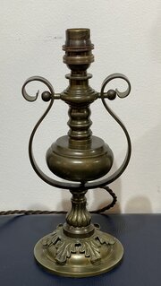 Brass Ship Gimbal Table Lamp