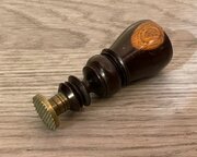 Georgian Lignum Vitae Desk Wax Seal