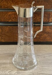 Good Late Victorian Silver Mounted Claret Jug