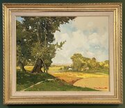 Landscape painting by Francesco Pablo de Besperato