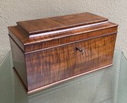 Large Regency Mahogany Tea Caddy