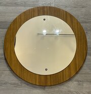  Large Teak Formwood Floating Wall Mirror 1960s