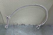 Late Victorian Silver Albert Chain