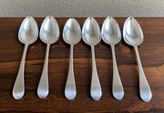 Set Six George III Scottish Silver Serving Spoons