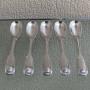 Set of Silver George IV Silver Egg Spoons London 