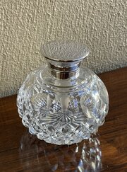  Silver Scent Bottle With Rare Dabber, 1919