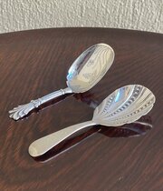 Two 19th Century Silver Caddy Spoons