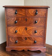 Victorian Mahogany Miniature Chest Of Drawers