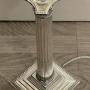 Victorian Silver Plated Corinthian Table Lamp