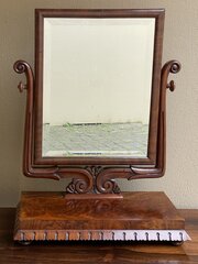  William IV Mahogany Dressing Table Mirror