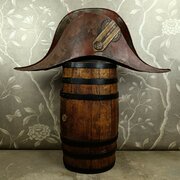  Military Toleware Bicorn Hat Trade Sign 19th Century