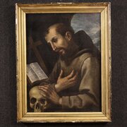 17th-century Italian Painting, Saint Francis 