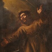 17th-century Religious Painting, Saint Francis