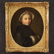 18th Century Italian Painting, Portrait Of A Lady