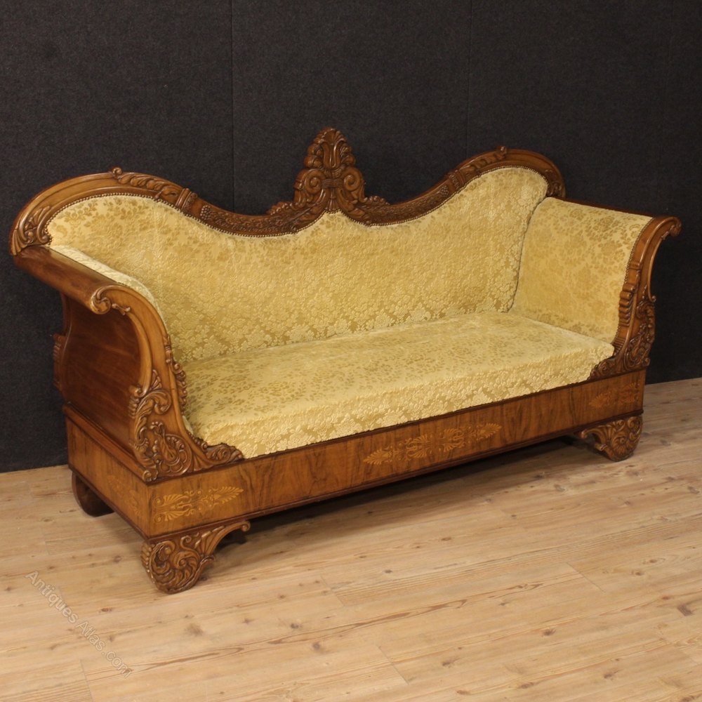 19th Century Antique French Inlaid Sofa Antiques Atlas