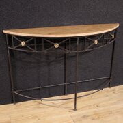 20th Century French Half-moon Console