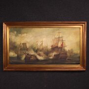 20th Century French Seascape Painting 