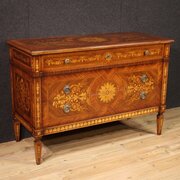 20th Century Louis XVI Style Inlaid Commode