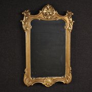 20th Century Painted And Gilded Italian Mirror