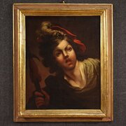 Antique French Painting From The 18th Century