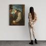 Antique Italian painting Saint Francis 