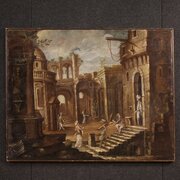 Antique Italian Painting From The 18th Century