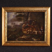 Antique Italian Painting From The 18th Century