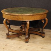 Antique Italian Table In Cherry Wood 19th Century